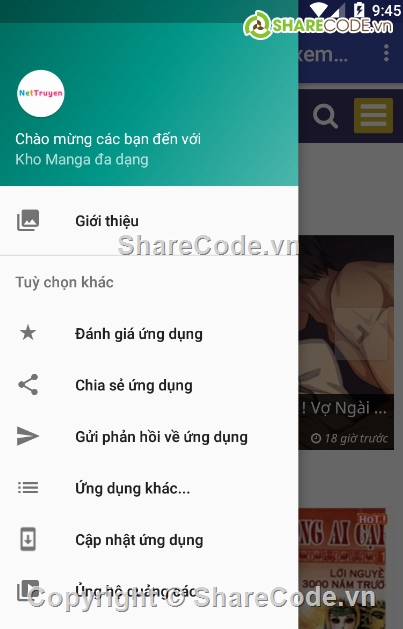 NetTruyen - manga,ứng dụng android,app android,code đọc truyện android,app đọc truyện tranh